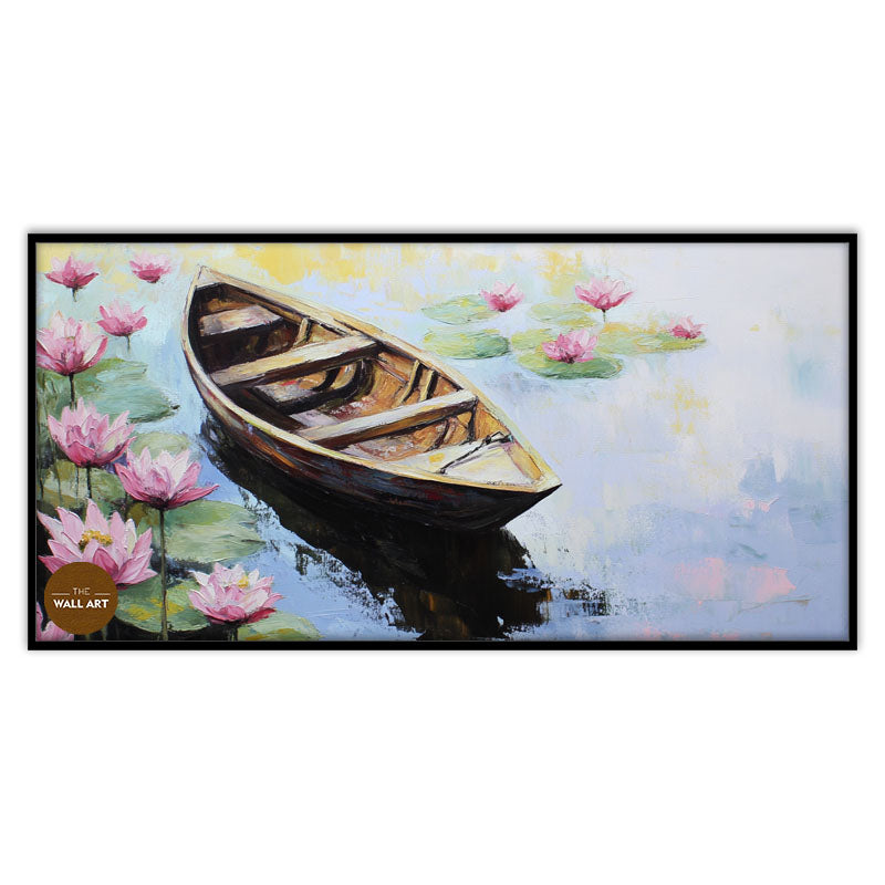 BOAT IN THE LOTUS POND III