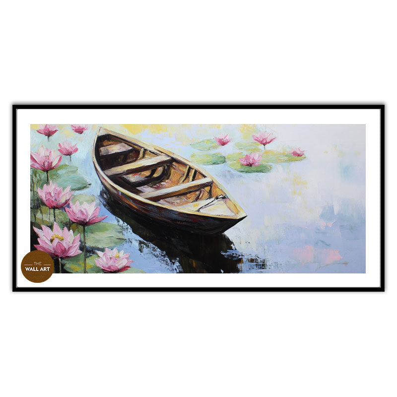 BOAT IN THE LOTUS POND III