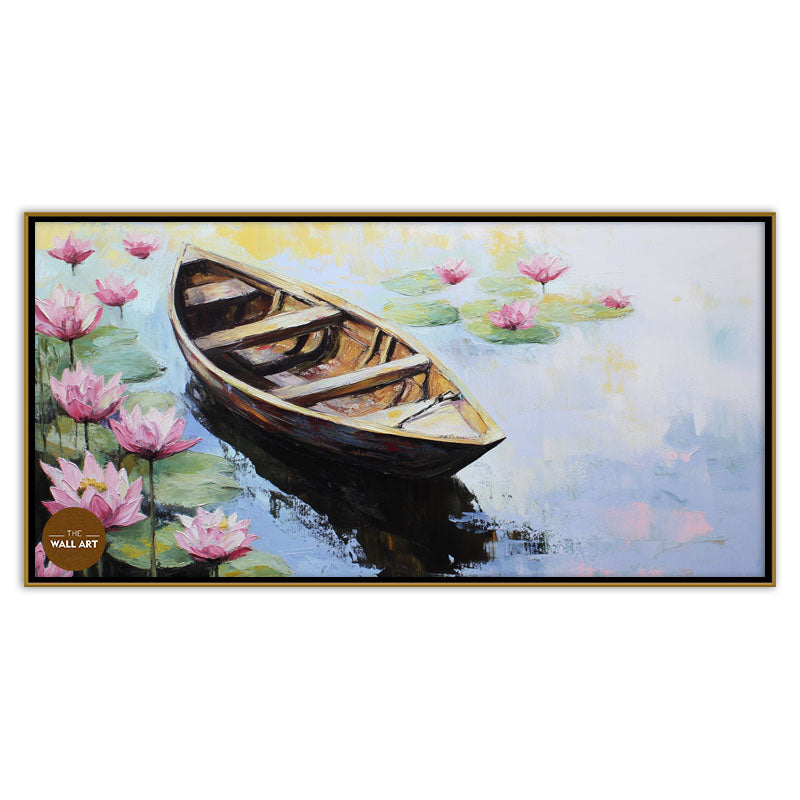 BOAT IN THE LOTUS POND III