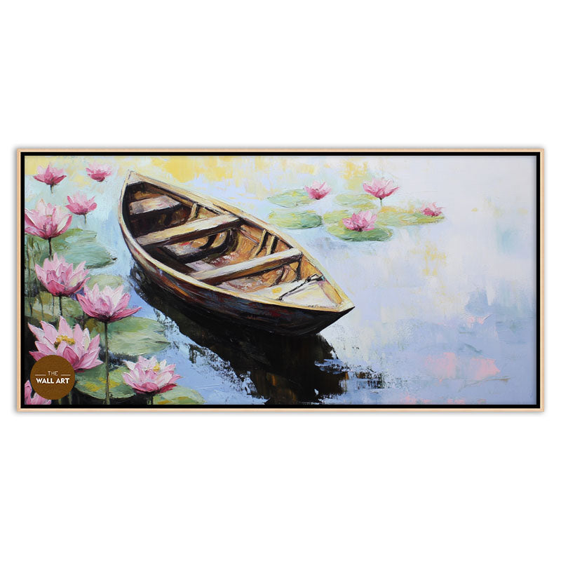 BOAT IN THE LOTUS POND III