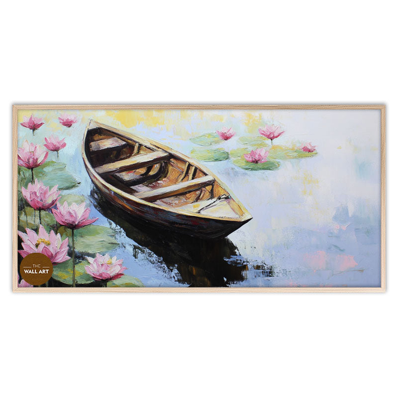 BOAT IN THE LOTUS POND III
