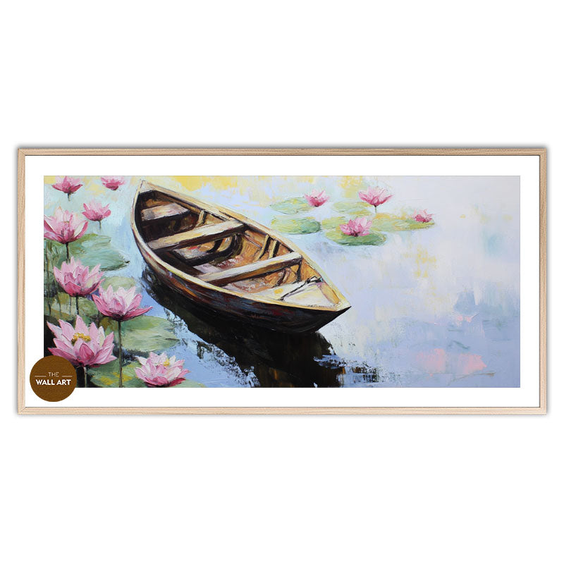BOAT IN THE LOTUS POND III