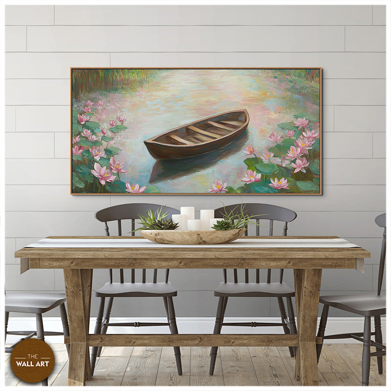 BOAT IN THE LOTUS POND II