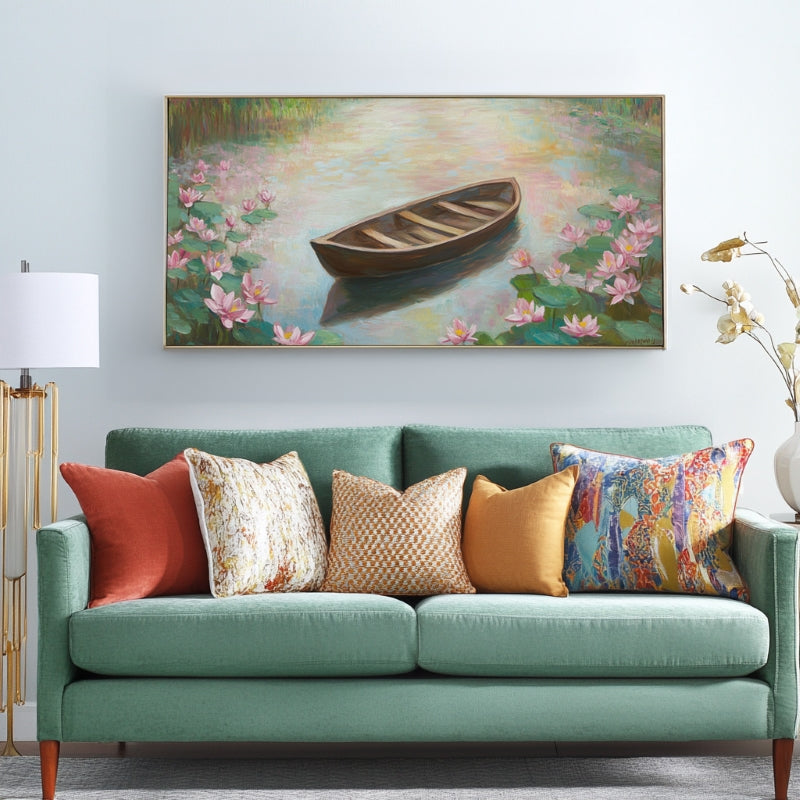 BOAT IN THE LOTUS POND II