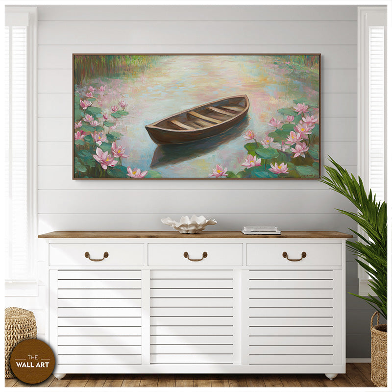 BOAT IN THE LOTUS POND II