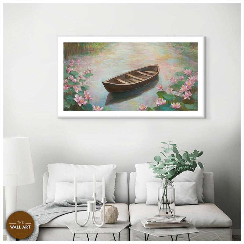 BOAT IN THE LOTUS POND II