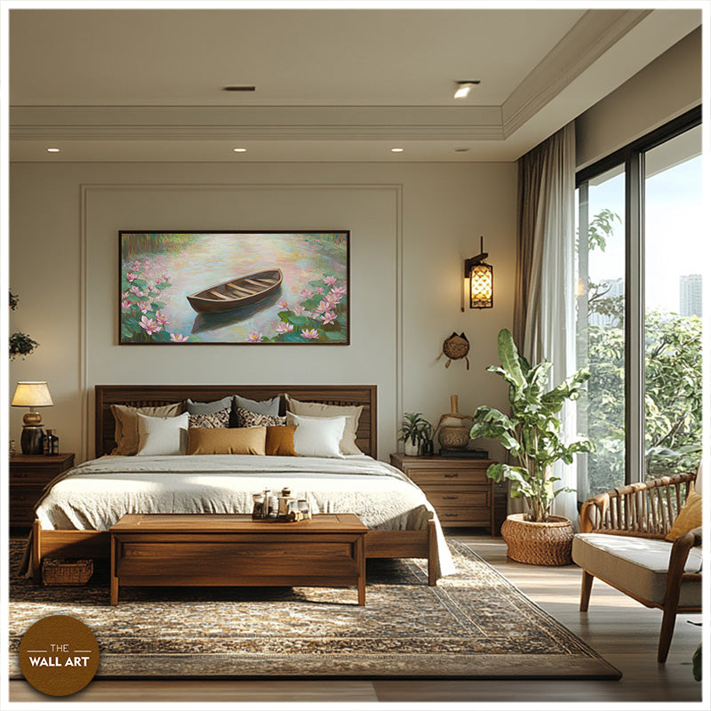 BOAT IN THE LOTUS POND II