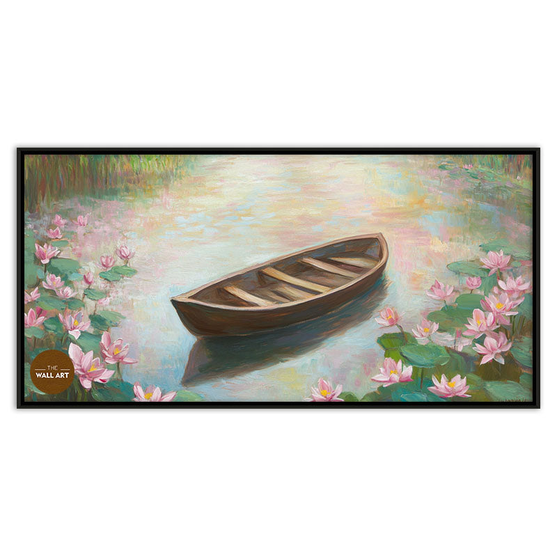 BOAT IN THE LOTUS POND II