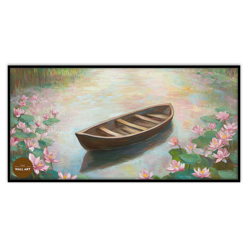 BOAT IN THE LOTUS POND II