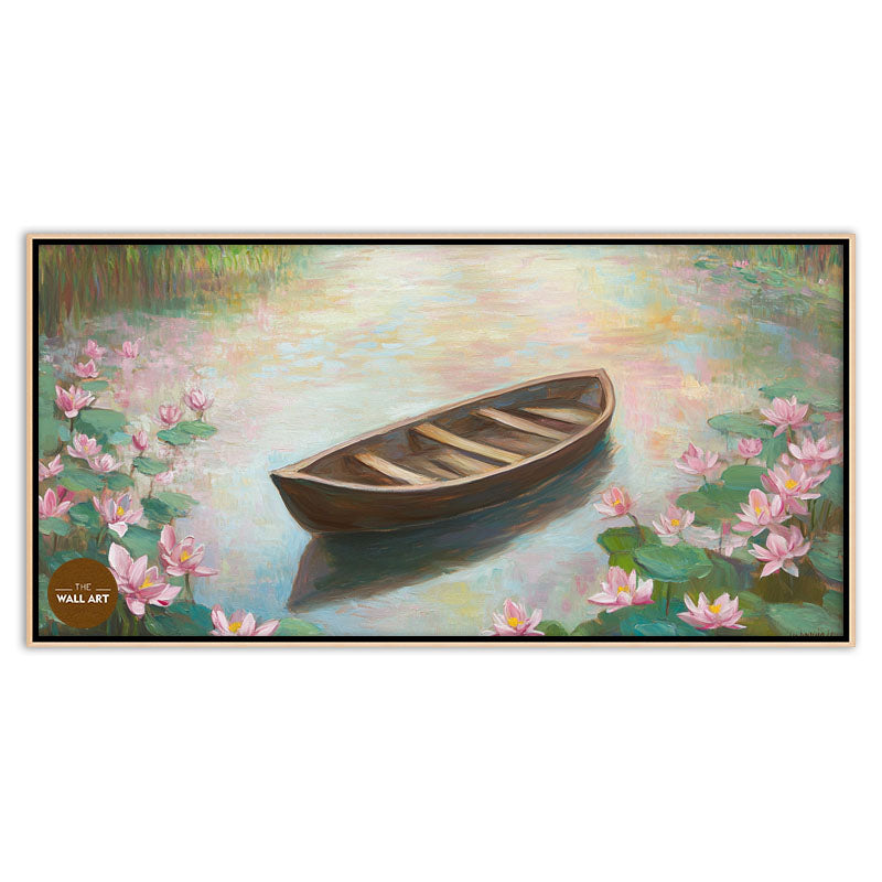 BOAT IN THE LOTUS POND II