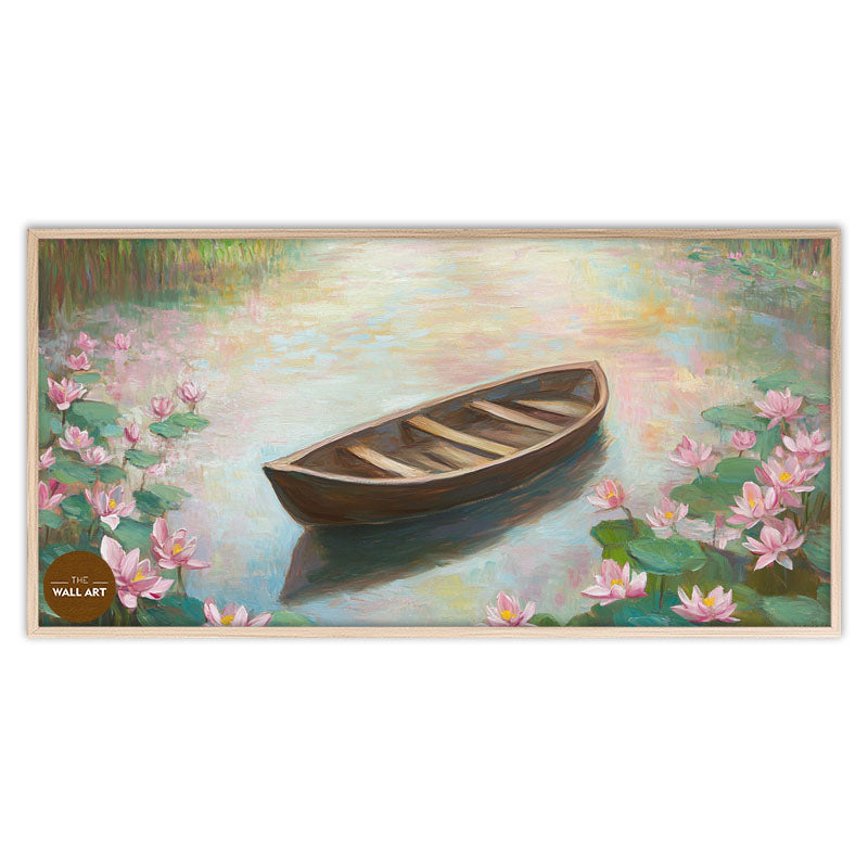 BOAT IN THE LOTUS POND II