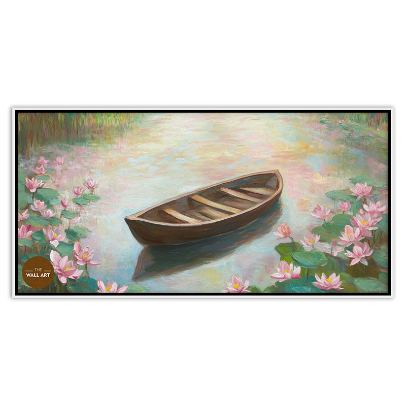 BOAT IN THE LOTUS POND II
