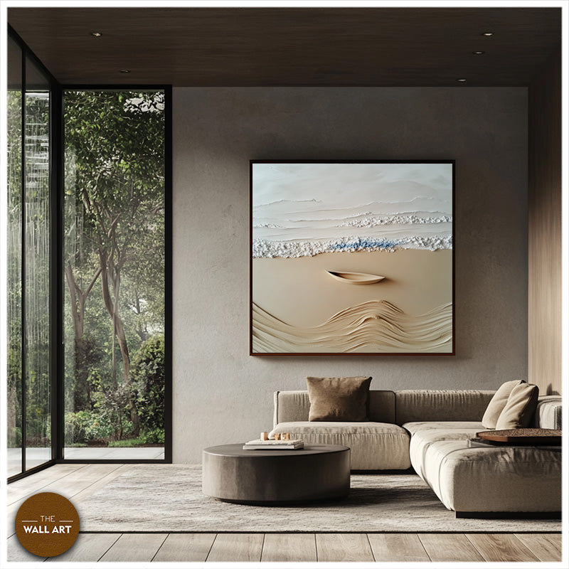 BOAT ON SAND I