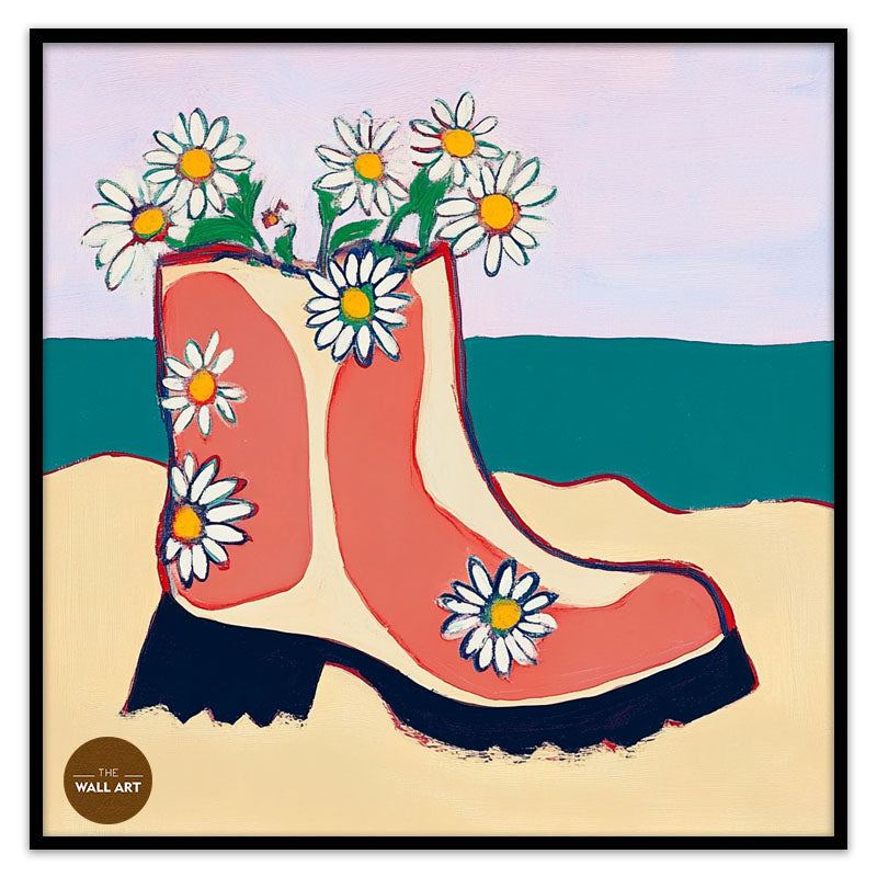 BOOT FLOWER VASE