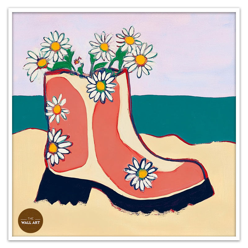 BOOT FLOWER VASE