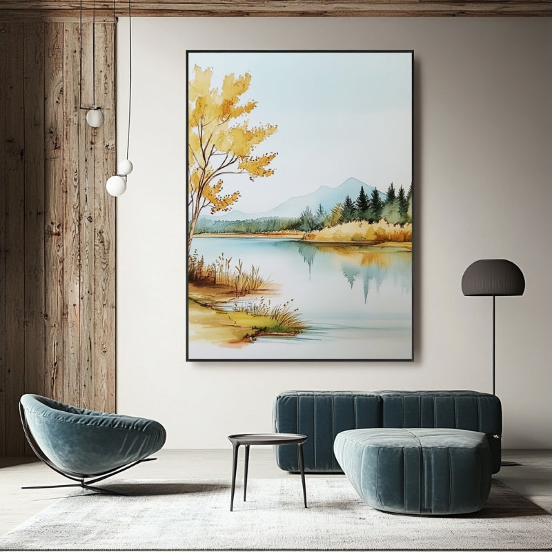CALM LAKE VIEW