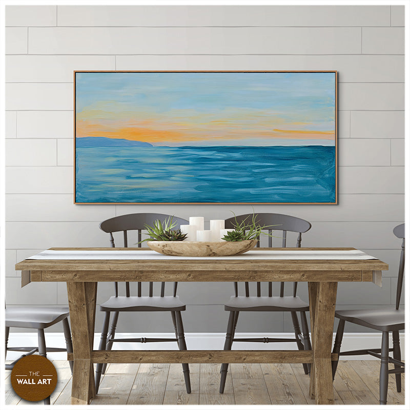 CALM SEA IN SUNSET