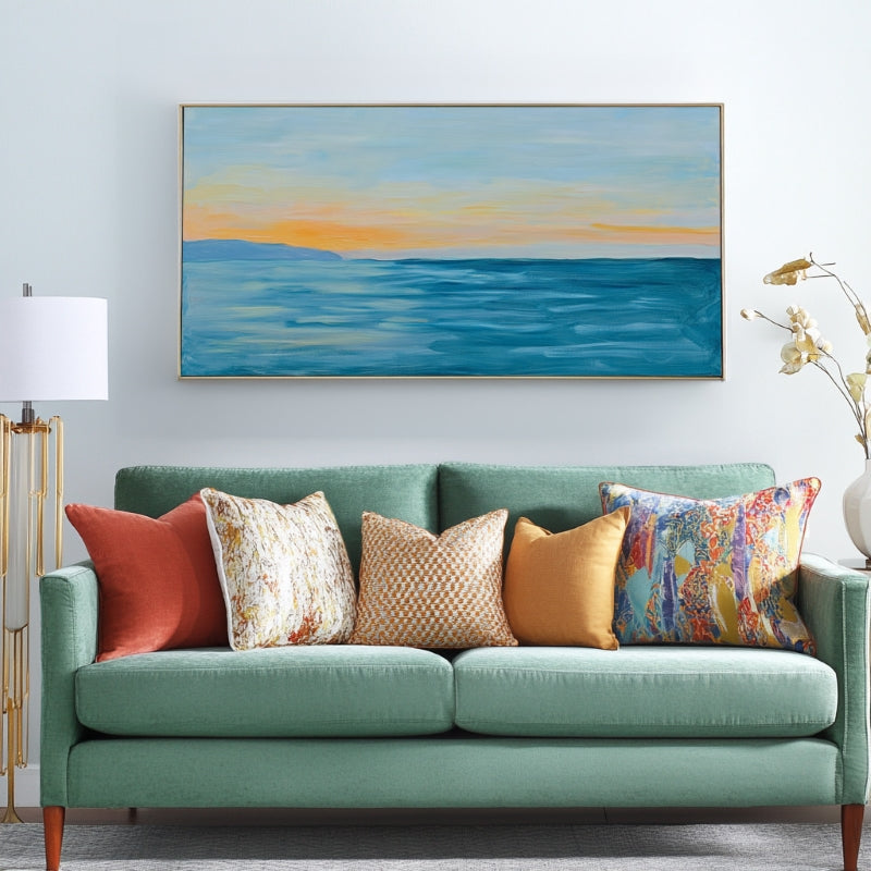 CALM SEA IN SUNSET