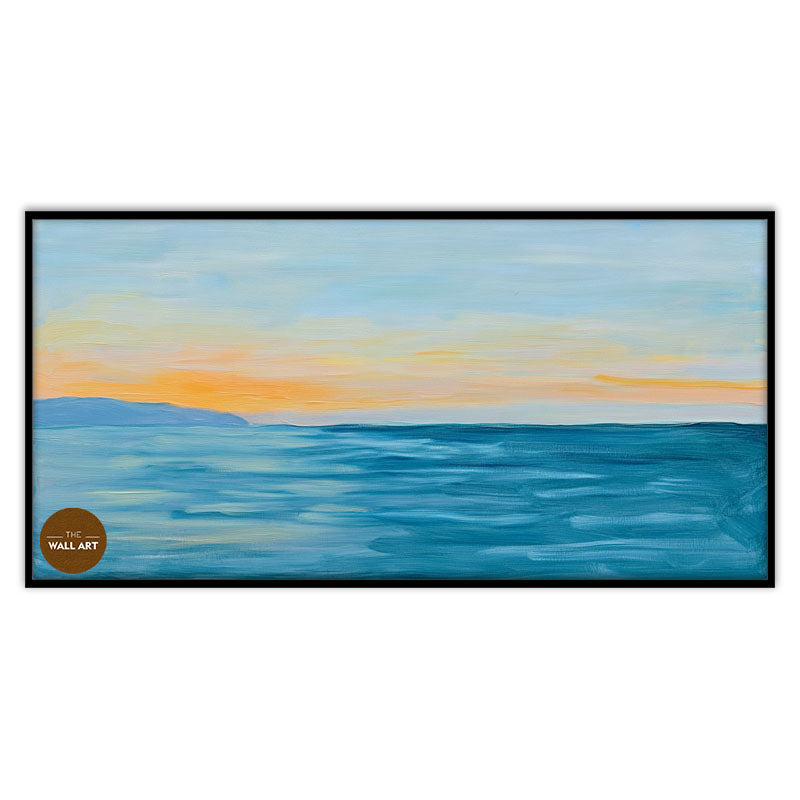CALM SEA IN SUNSET