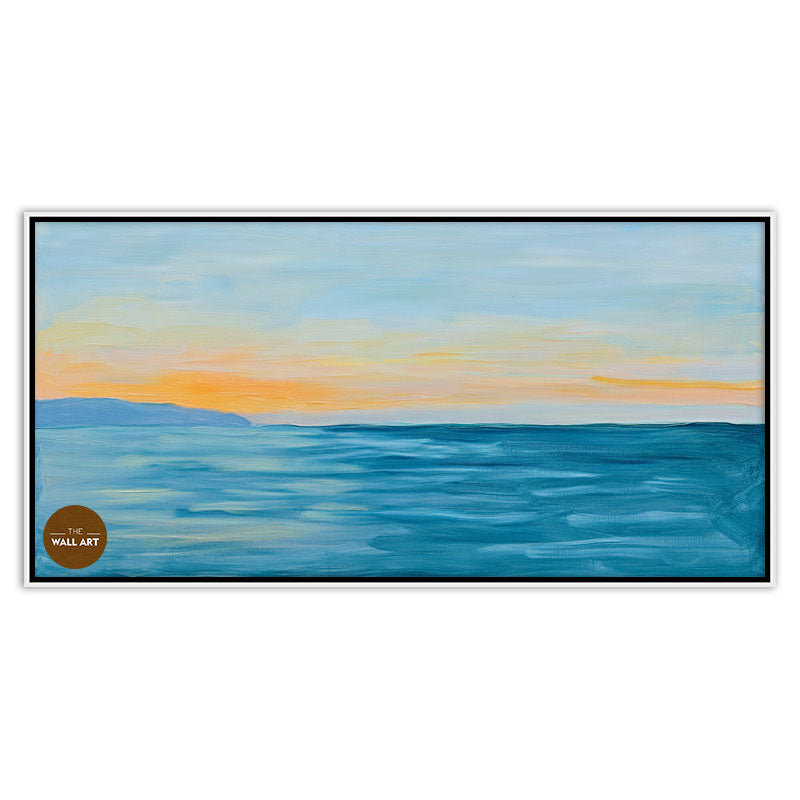 CALM SEA IN SUNSET