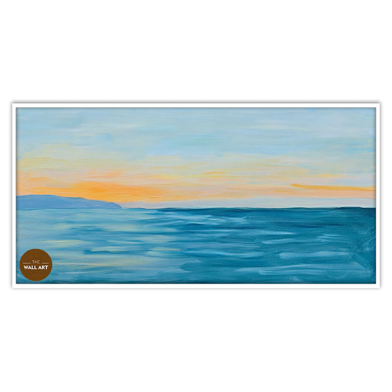CALM SEA IN SUNSET
