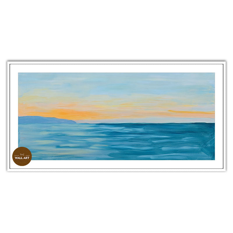 CALM SEA IN SUNSET