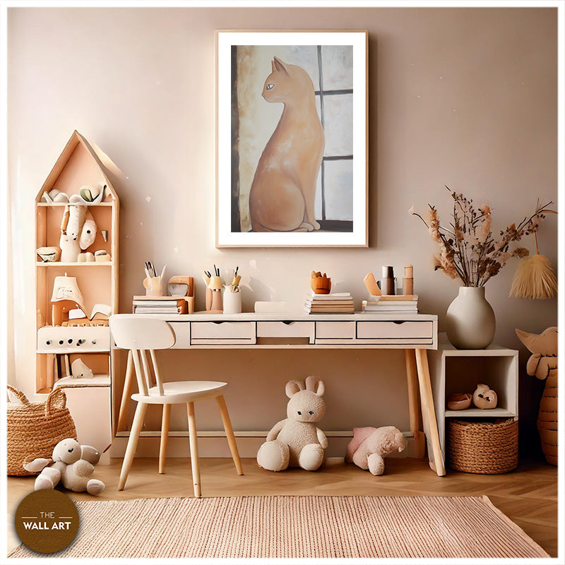 CAT ON WINDOW I