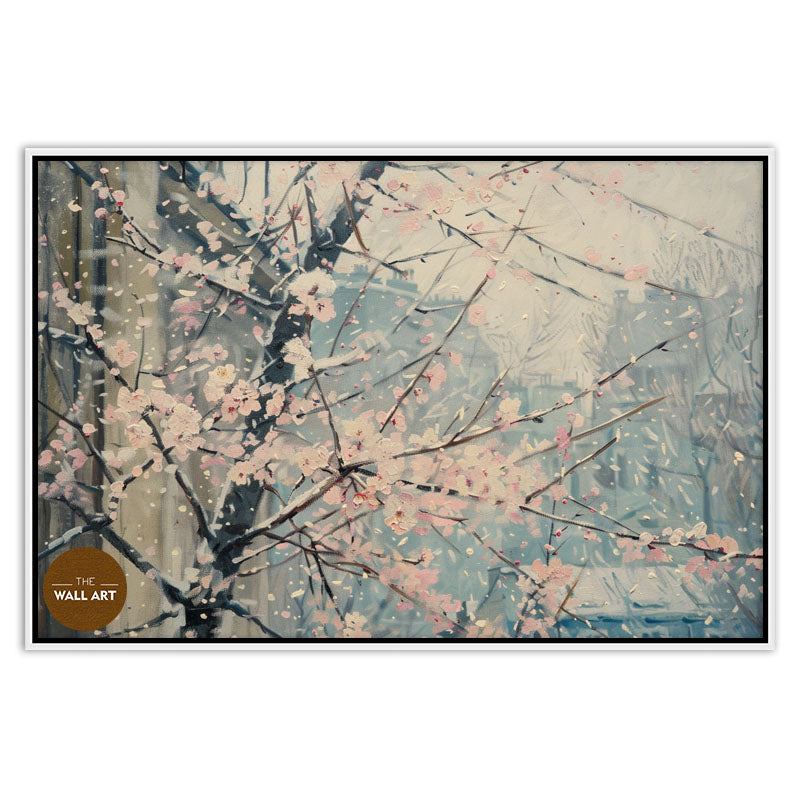 CHERRY BLOSSOM IN SNOW