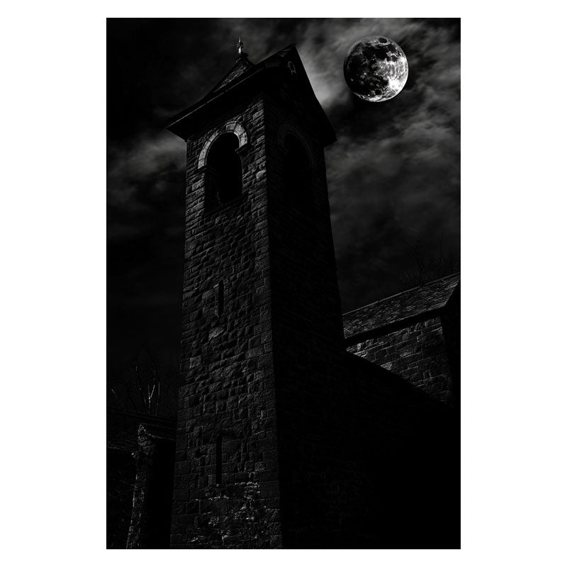 CHURCH IN MOON NIGHT I