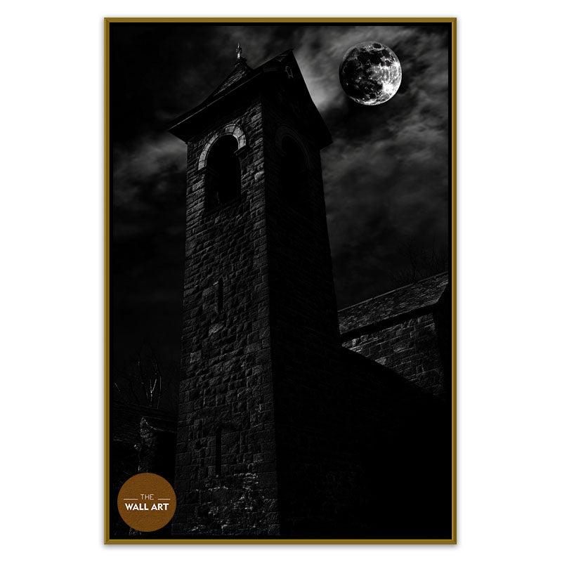 CHURCH IN MOON NIGHT I