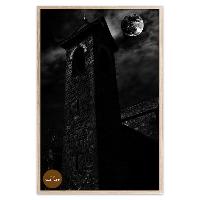 CHURCH IN MOON NIGHT I