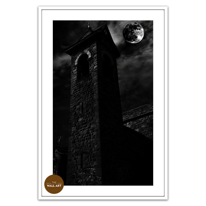 CHURCH IN MOON NIGHT I