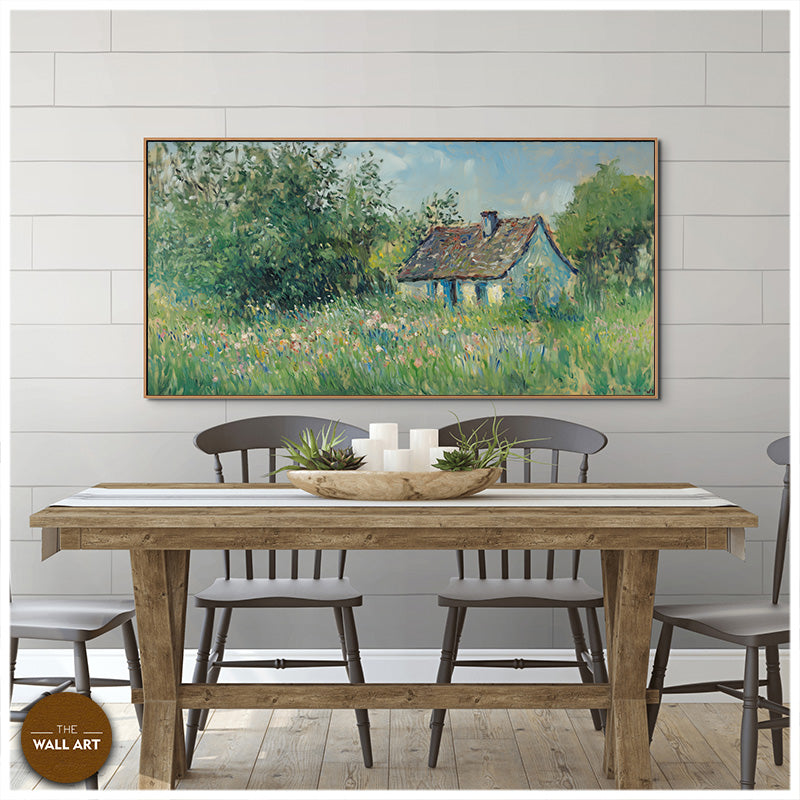 COTTAGE IN FLOWER MEADOW II
