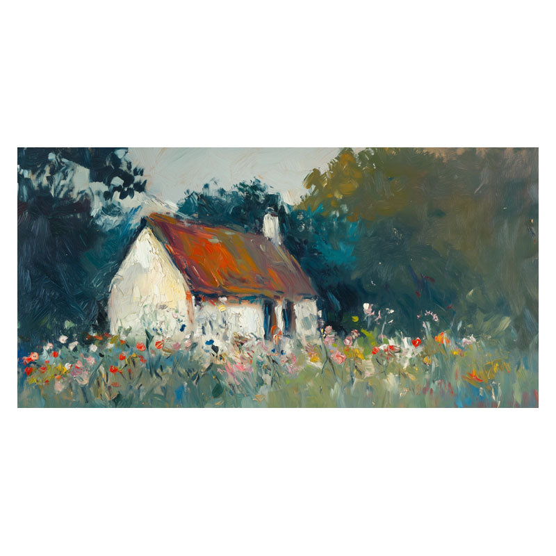 COTTAGE IN FLOWER MEADOW I