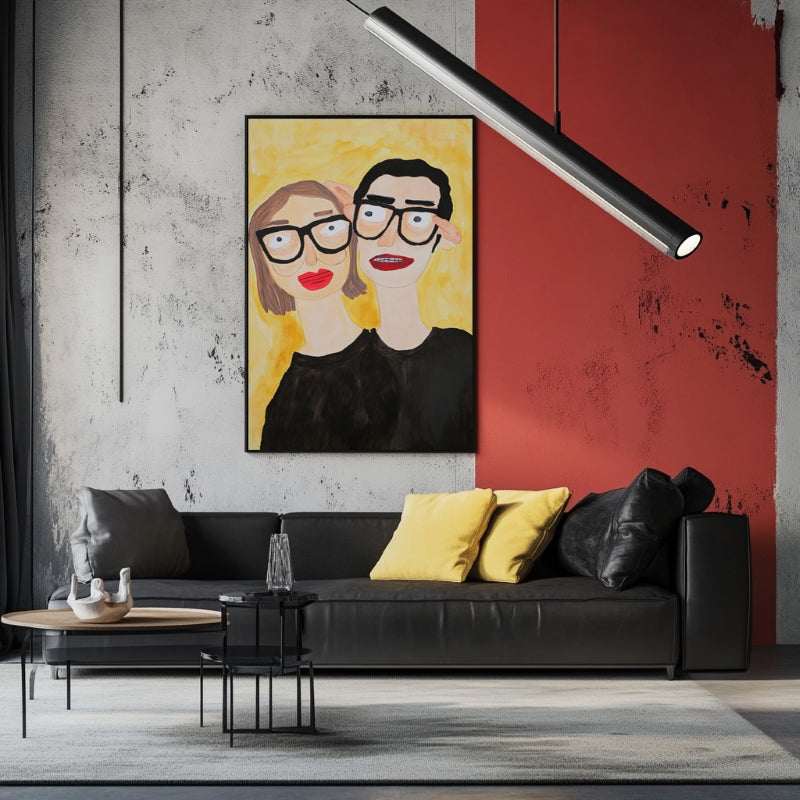 COUPLE IN GLASSES
