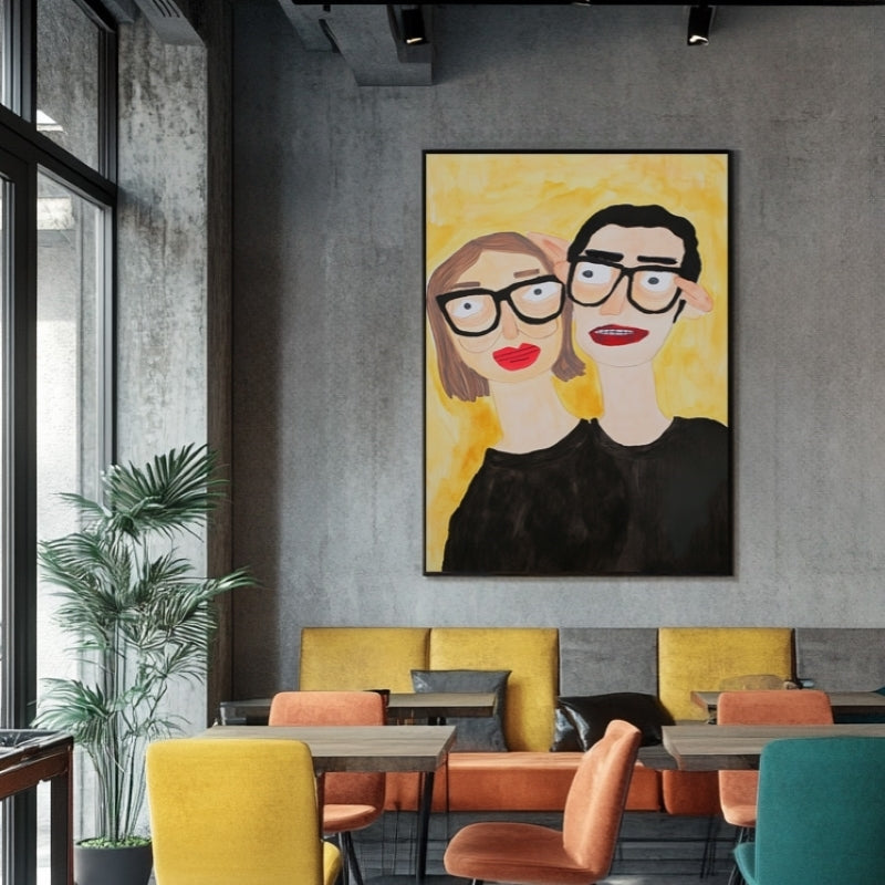 COUPLE IN GLASSES