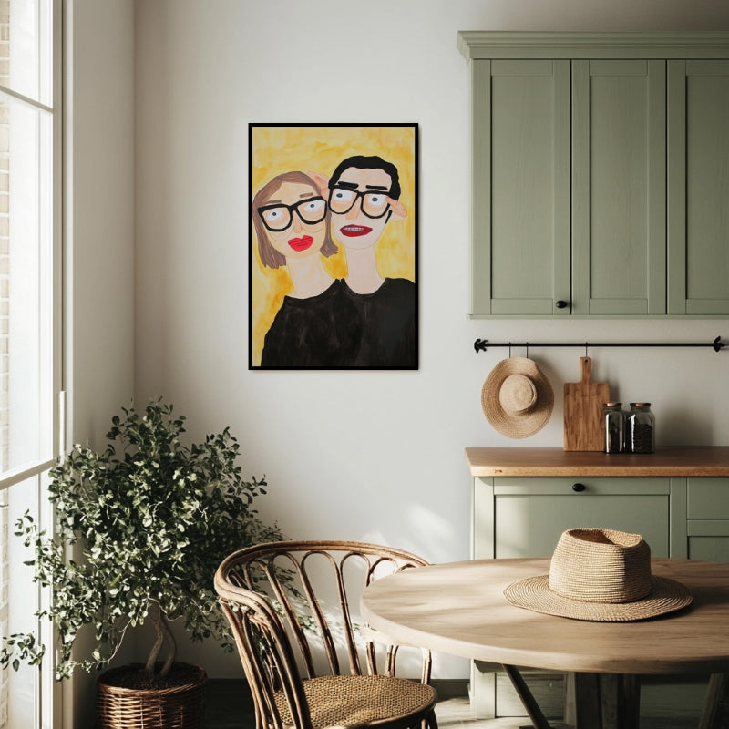 COUPLE IN GLASSES
