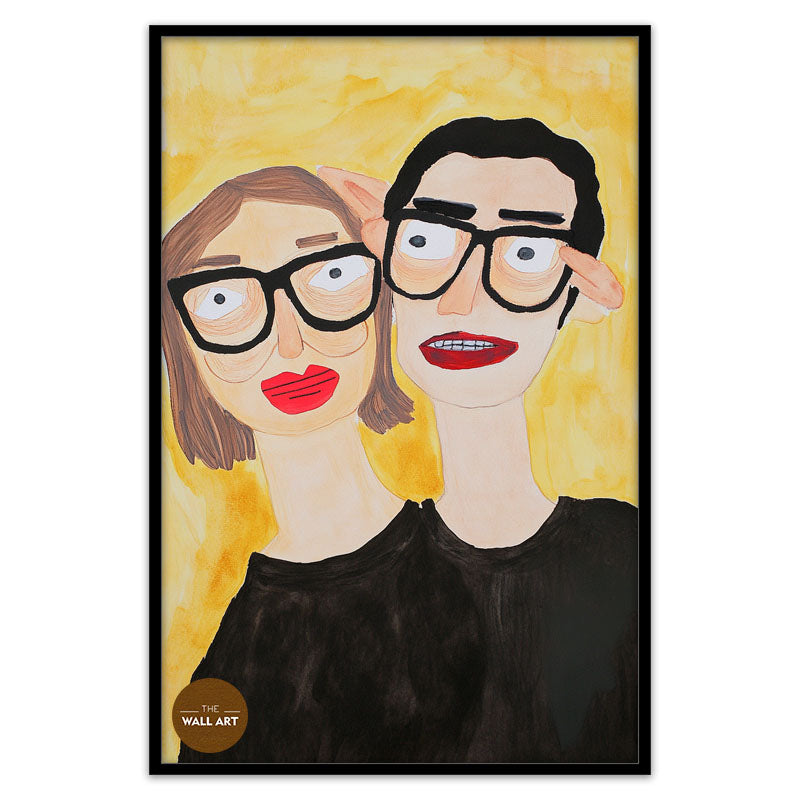 COUPLE IN GLASSES