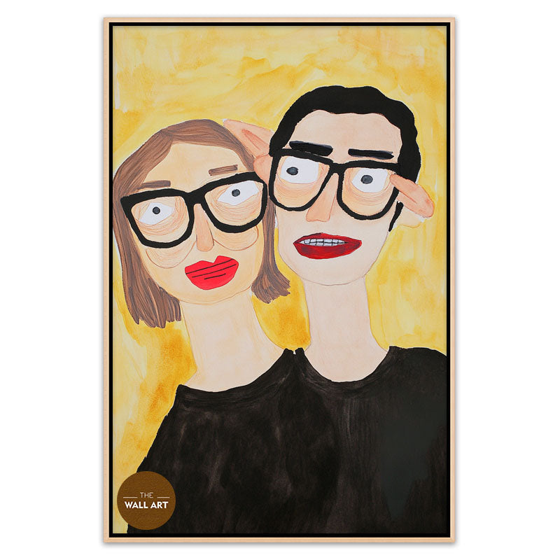 COUPLE IN GLASSES