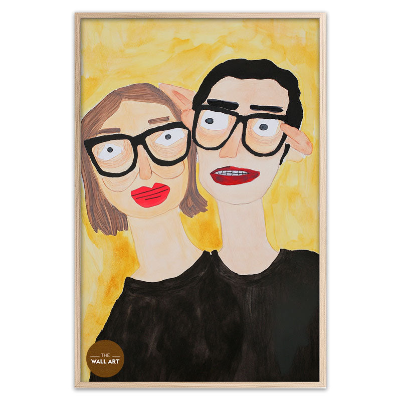 COUPLE IN GLASSES