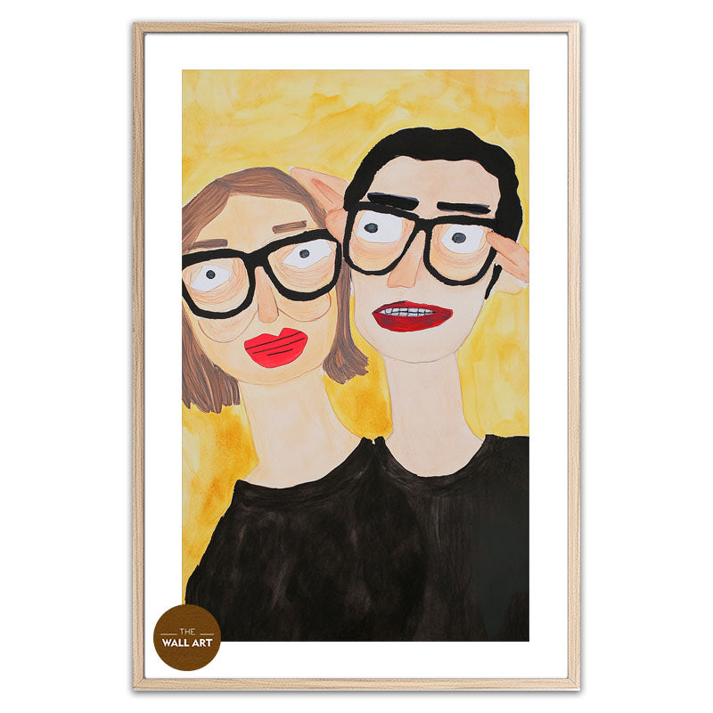 COUPLE IN GLASSES