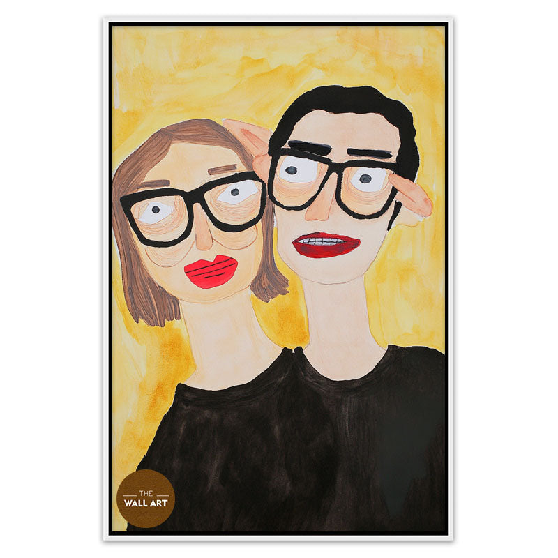 COUPLE IN GLASSES
