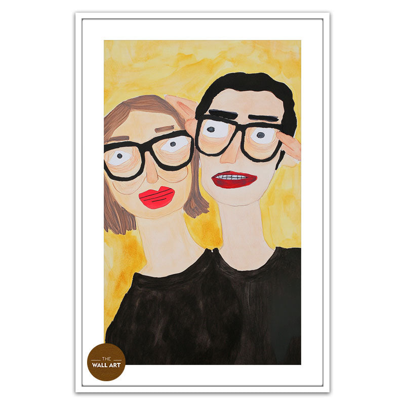COUPLE IN GLASSES