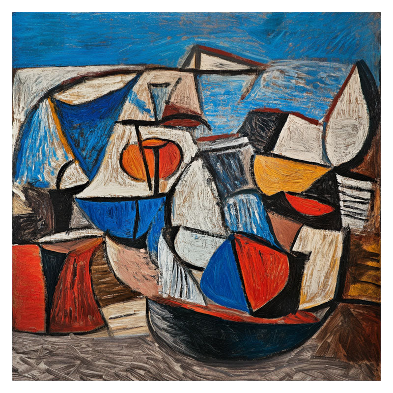CUBISM OF BOATS