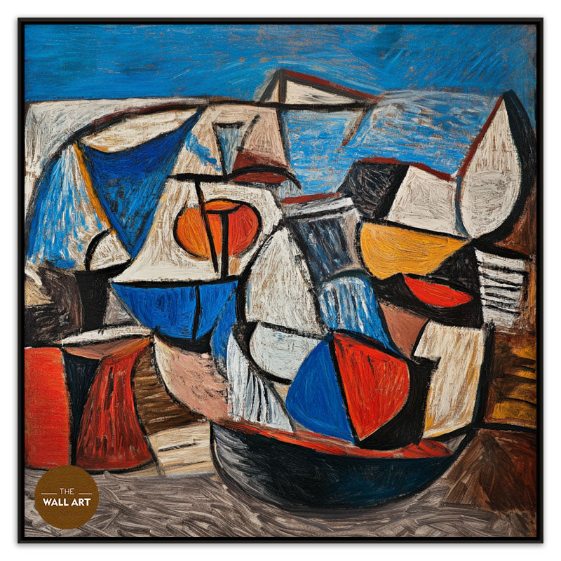 CUBISM OF BOATS