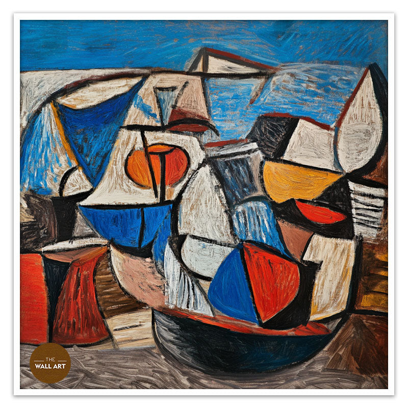 CUBISM OF BOATS