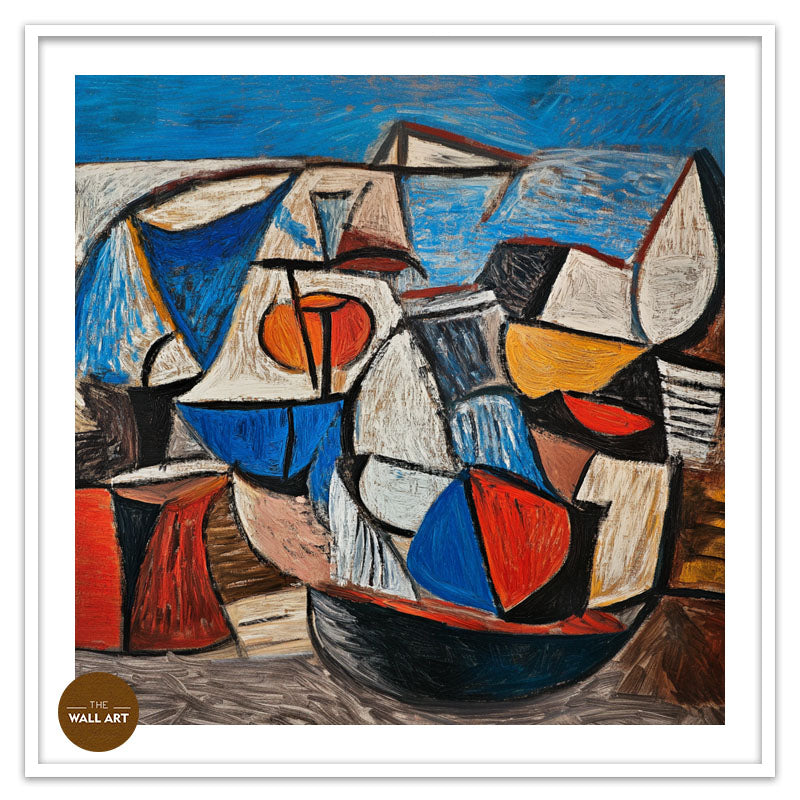 CUBISM OF BOATS