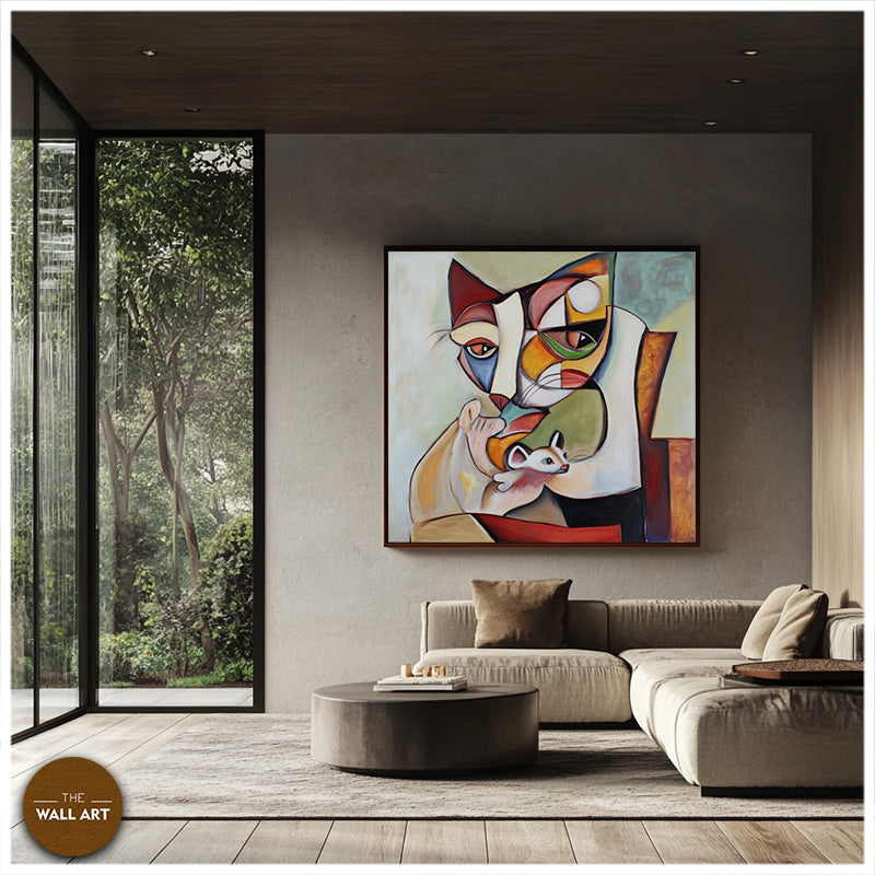 CUBISM OF CAT AND MOUSE II