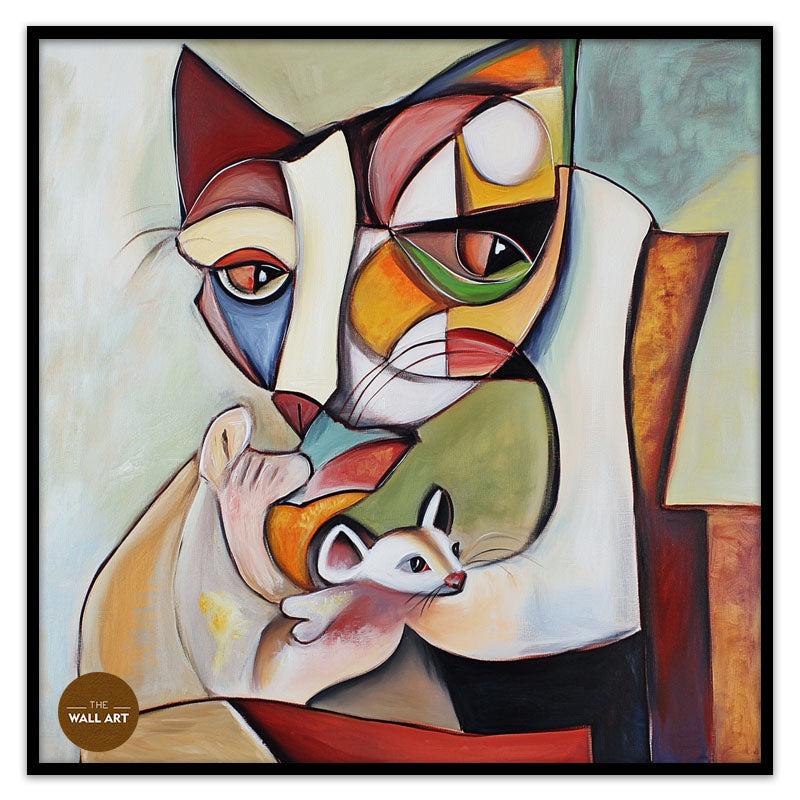 CUBISM OF CAT AND MOUSE II