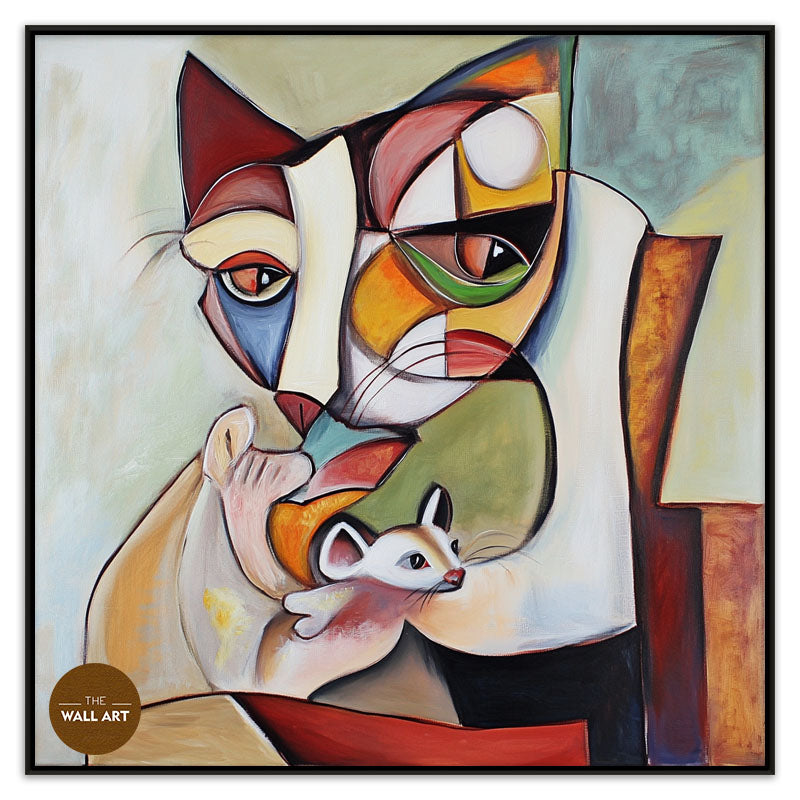 CUBISM OF CAT AND MOUSE II